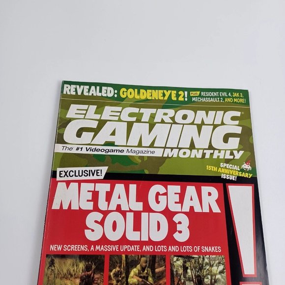 Electronic Gaming Monthly Magazine Metal Gear Solid 3 178 May 04 *MINOR WEAR - Picture 3 of 14